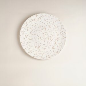Splatter Ceramic Patterned Serving Platter 13.5 Inch