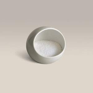 Semi Matte Crescent Salt Cellar 5.5 Inch