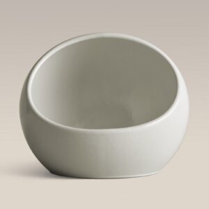 Wide Mouth Ceramic Salt Cellar 5.5 Inch